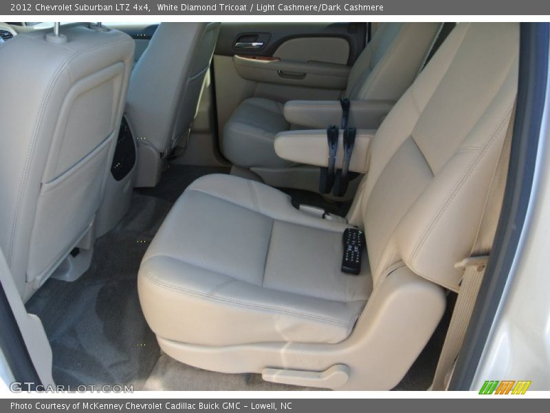White Diamond Tricoat / Light Cashmere/Dark Cashmere 2012 Chevrolet Suburban LTZ 4x4