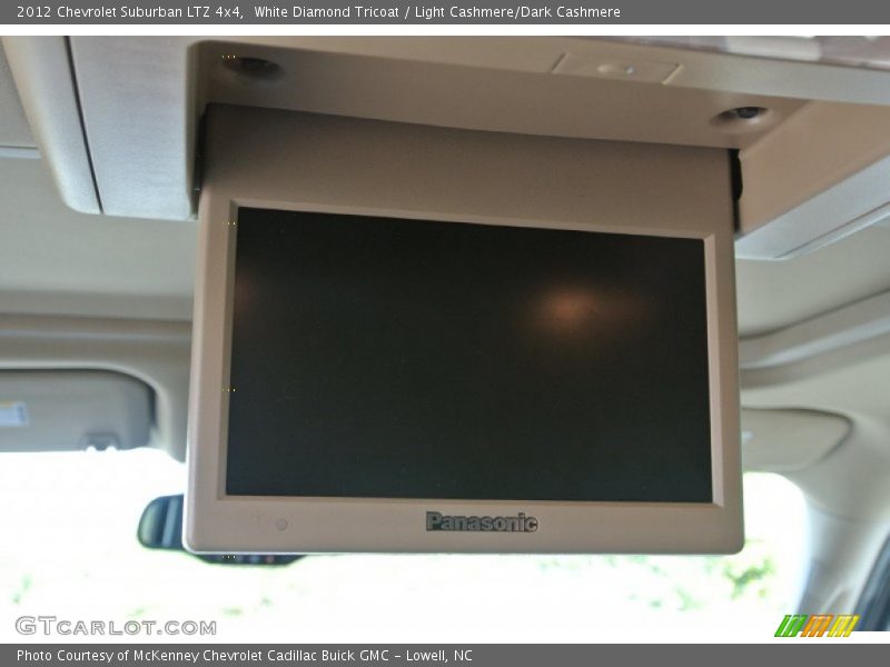 White Diamond Tricoat / Light Cashmere/Dark Cashmere 2012 Chevrolet Suburban LTZ 4x4