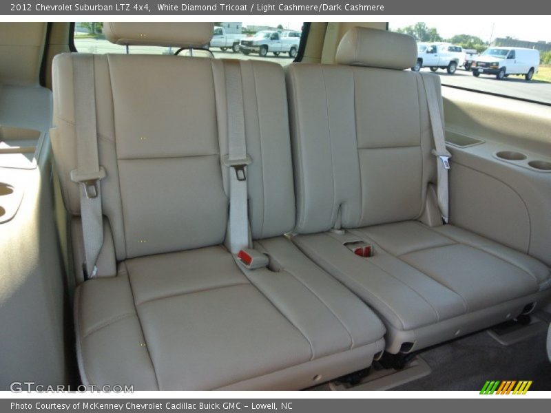 White Diamond Tricoat / Light Cashmere/Dark Cashmere 2012 Chevrolet Suburban LTZ 4x4