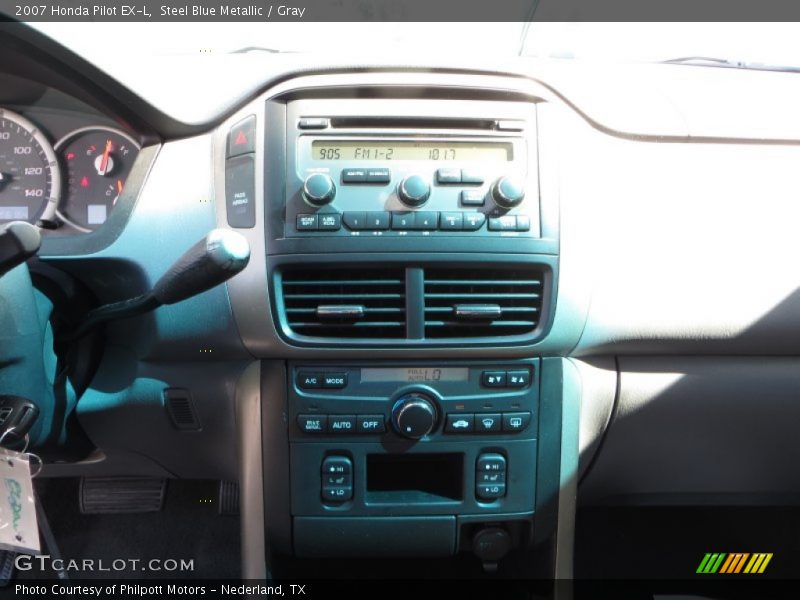Steel Blue Metallic / Gray 2007 Honda Pilot EX-L