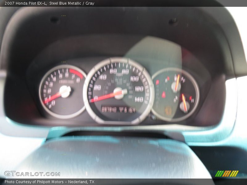 Steel Blue Metallic / Gray 2007 Honda Pilot EX-L