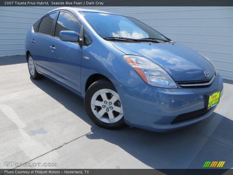 Seaside Blue Pearl / Dark Gray 2007 Toyota Prius Hybrid
