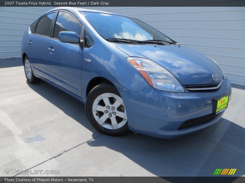 Seaside Blue Pearl / Dark Gray 2007 Toyota Prius Hybrid