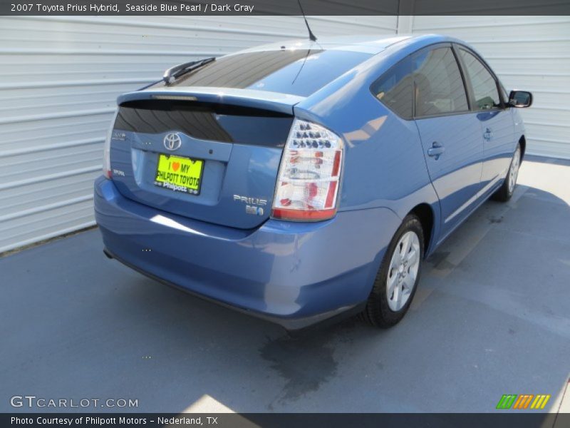 Seaside Blue Pearl / Dark Gray 2007 Toyota Prius Hybrid