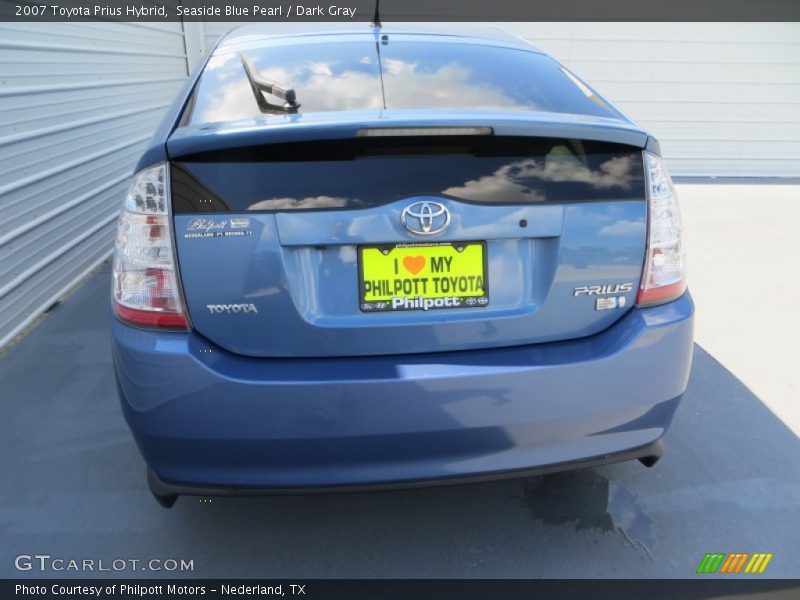 Seaside Blue Pearl / Dark Gray 2007 Toyota Prius Hybrid
