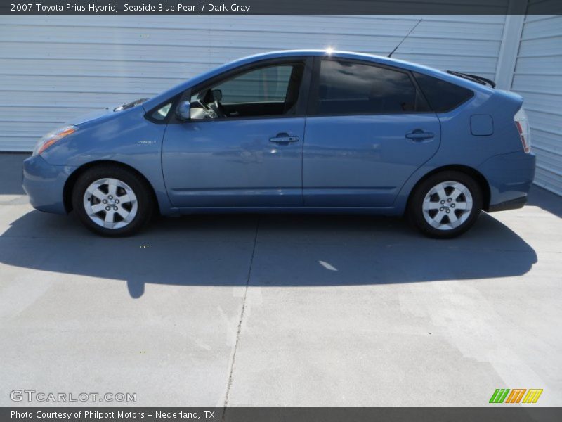 Seaside Blue Pearl / Dark Gray 2007 Toyota Prius Hybrid