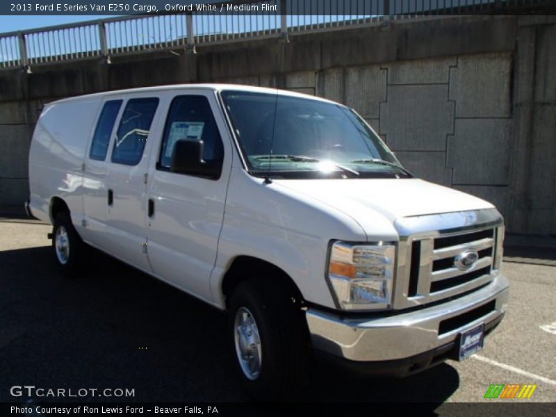 Oxford White / Medium Flint 2013 Ford E Series Van E250 Cargo