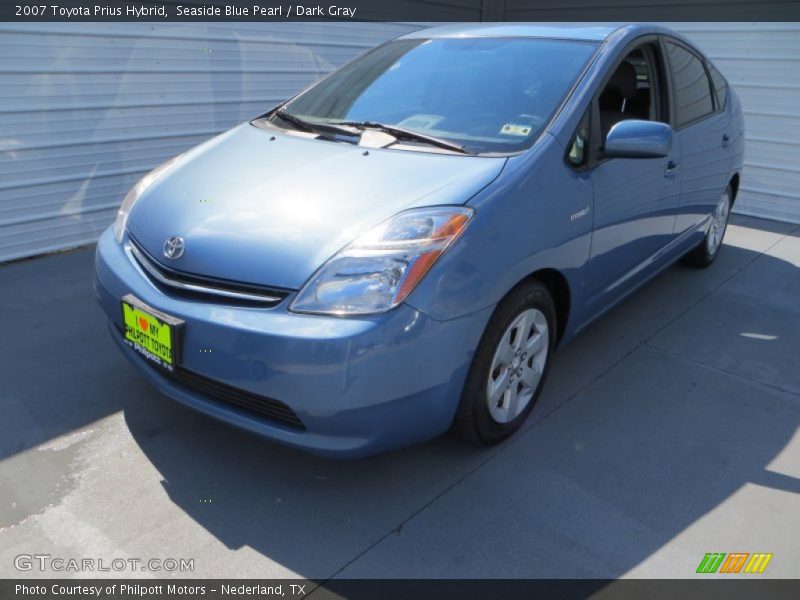 Seaside Blue Pearl / Dark Gray 2007 Toyota Prius Hybrid