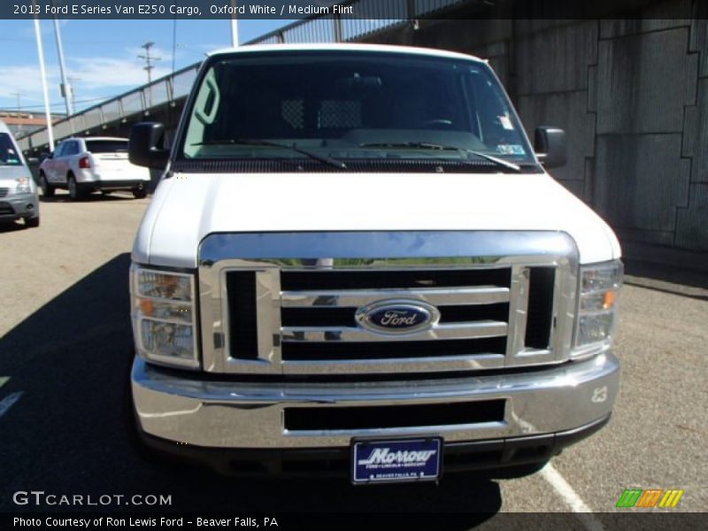 Oxford White / Medium Flint 2013 Ford E Series Van E250 Cargo