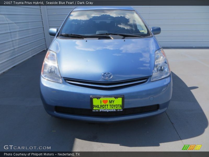 Seaside Blue Pearl / Dark Gray 2007 Toyota Prius Hybrid