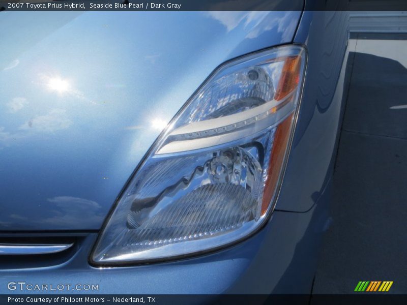 Seaside Blue Pearl / Dark Gray 2007 Toyota Prius Hybrid