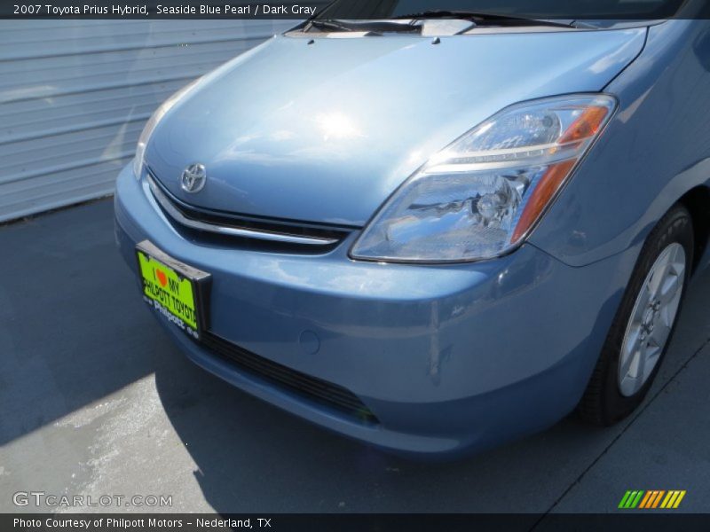 Seaside Blue Pearl / Dark Gray 2007 Toyota Prius Hybrid