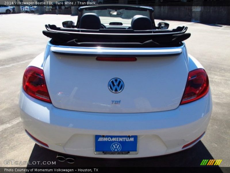 Pure White / Titan Black 2014 Volkswagen Beetle TDI