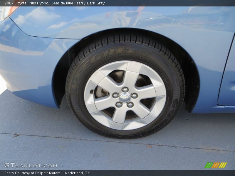 Seaside Blue Pearl / Dark Gray 2007 Toyota Prius Hybrid