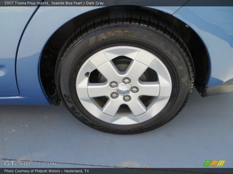 Seaside Blue Pearl / Dark Gray 2007 Toyota Prius Hybrid