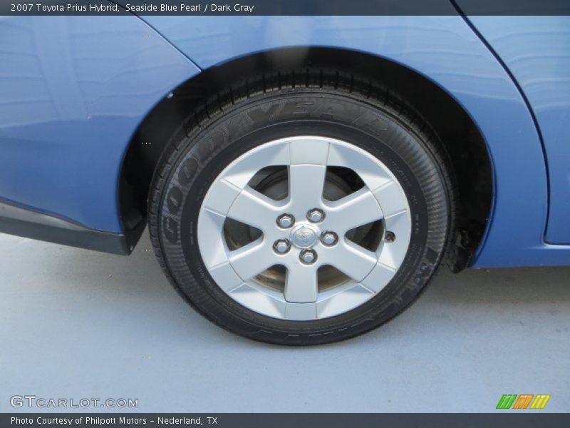 Seaside Blue Pearl / Dark Gray 2007 Toyota Prius Hybrid