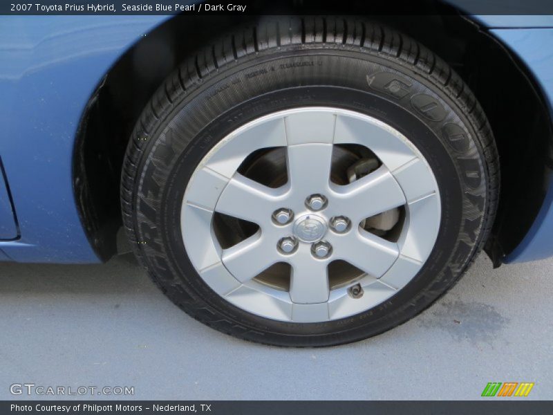 Seaside Blue Pearl / Dark Gray 2007 Toyota Prius Hybrid