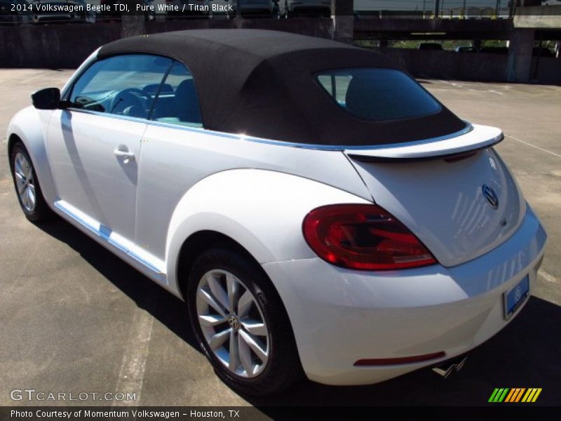 Pure White / Titan Black 2014 Volkswagen Beetle TDI