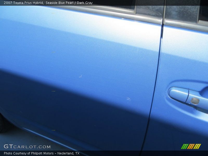 Seaside Blue Pearl / Dark Gray 2007 Toyota Prius Hybrid