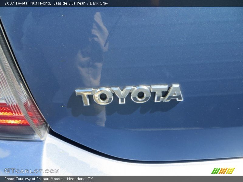 Seaside Blue Pearl / Dark Gray 2007 Toyota Prius Hybrid