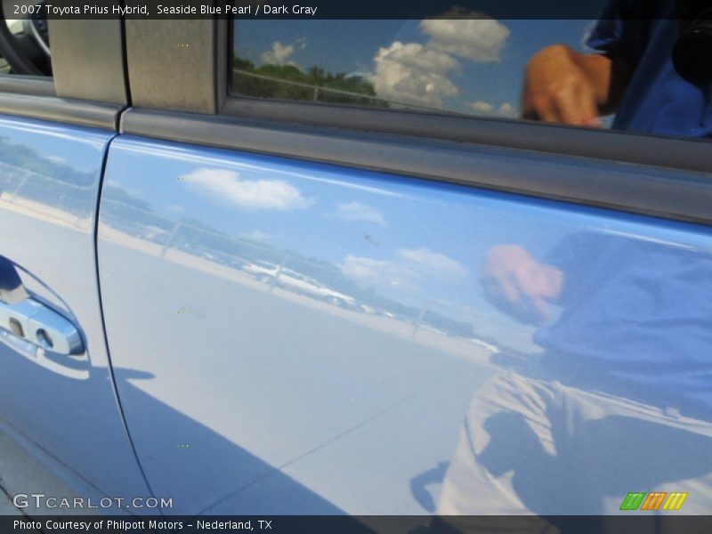 Seaside Blue Pearl / Dark Gray 2007 Toyota Prius Hybrid