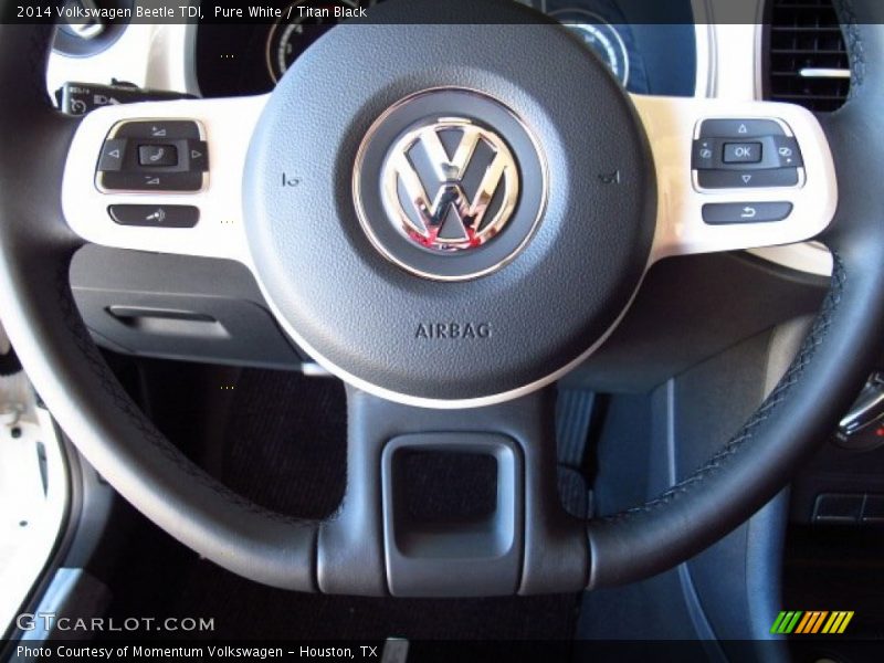 Pure White / Titan Black 2014 Volkswagen Beetle TDI