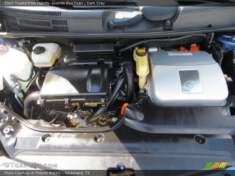 Seaside Blue Pearl / Dark Gray 2007 Toyota Prius Hybrid