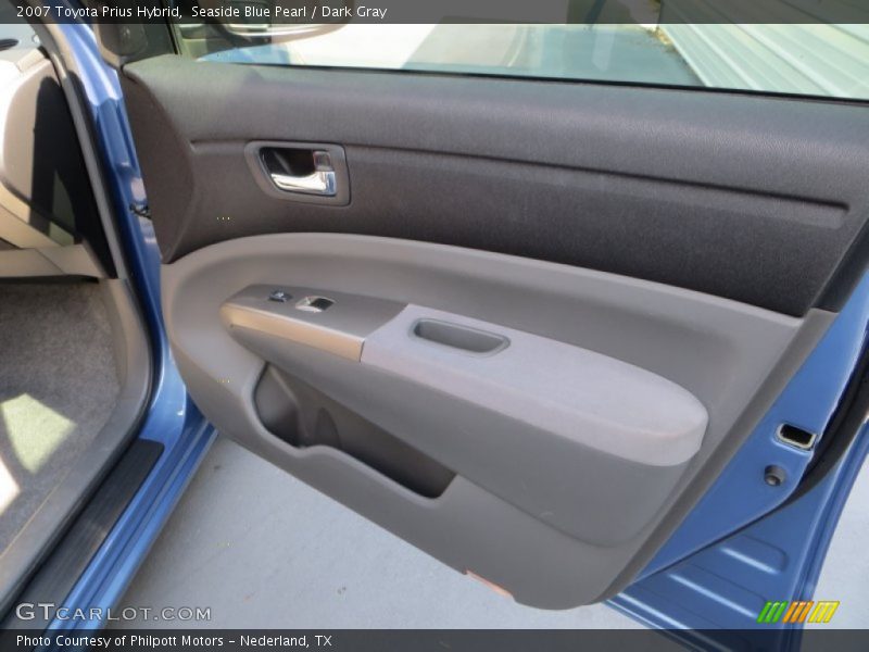 Seaside Blue Pearl / Dark Gray 2007 Toyota Prius Hybrid