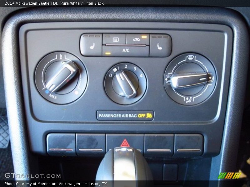 Controls of 2014 Beetle TDI