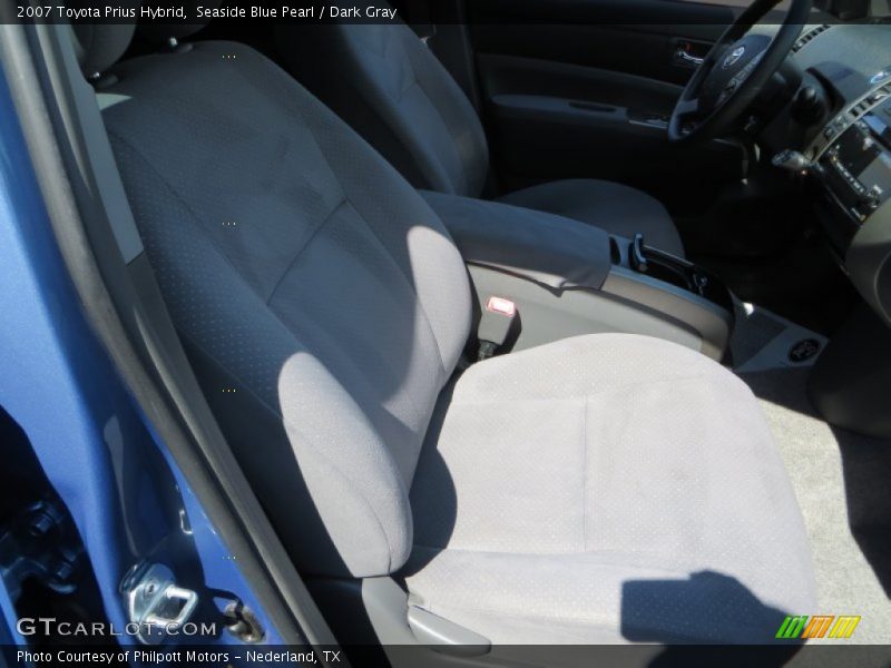 Seaside Blue Pearl / Dark Gray 2007 Toyota Prius Hybrid