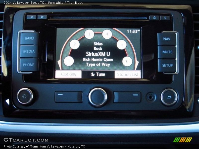 Controls of 2014 Beetle TDI