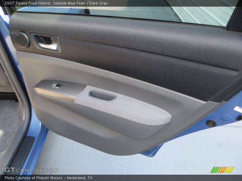 Seaside Blue Pearl / Dark Gray 2007 Toyota Prius Hybrid