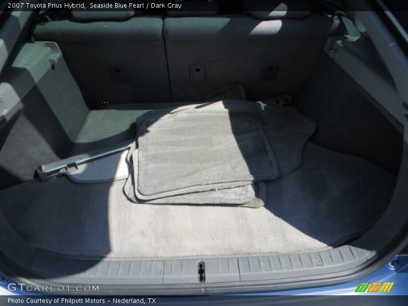 Seaside Blue Pearl / Dark Gray 2007 Toyota Prius Hybrid