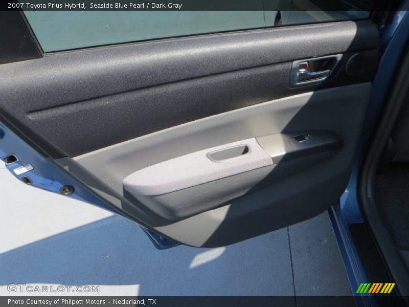 Seaside Blue Pearl / Dark Gray 2007 Toyota Prius Hybrid