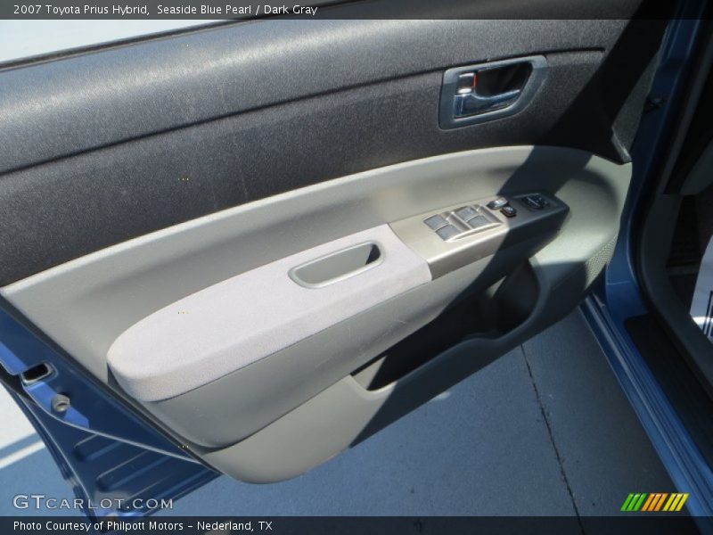 Seaside Blue Pearl / Dark Gray 2007 Toyota Prius Hybrid