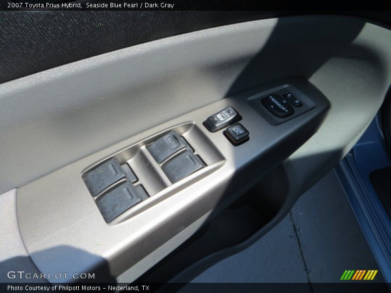 Seaside Blue Pearl / Dark Gray 2007 Toyota Prius Hybrid