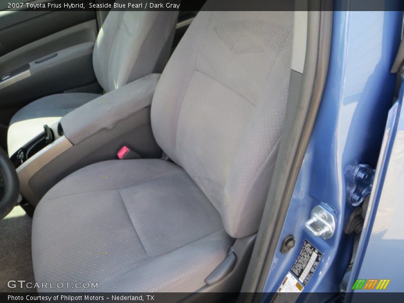 Seaside Blue Pearl / Dark Gray 2007 Toyota Prius Hybrid
