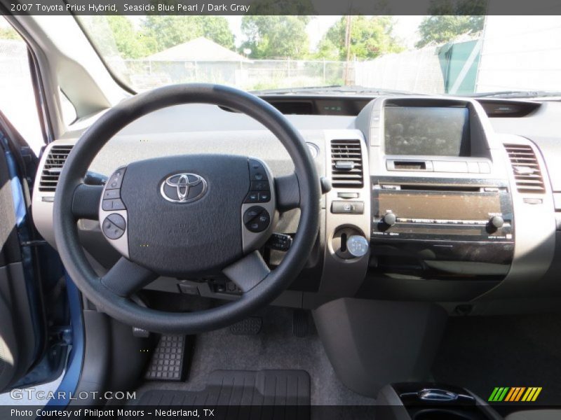 Seaside Blue Pearl / Dark Gray 2007 Toyota Prius Hybrid