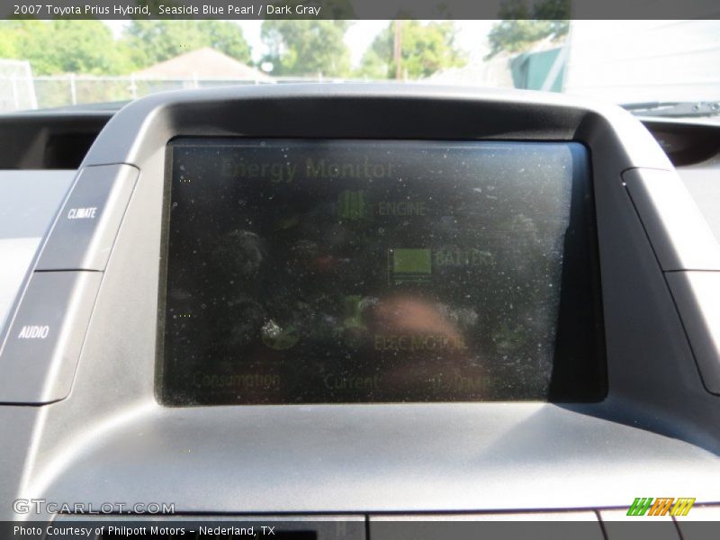 Seaside Blue Pearl / Dark Gray 2007 Toyota Prius Hybrid