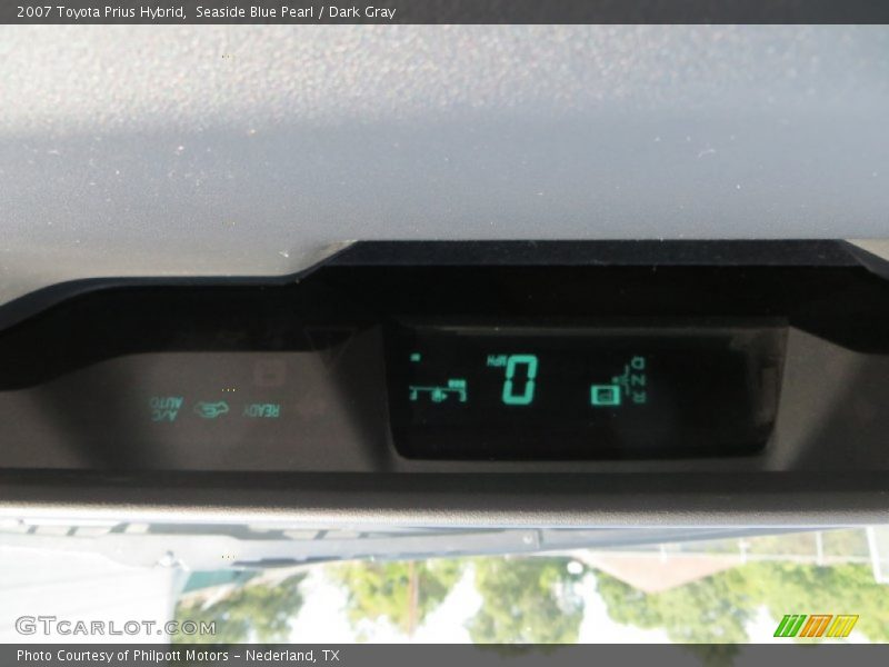 Seaside Blue Pearl / Dark Gray 2007 Toyota Prius Hybrid