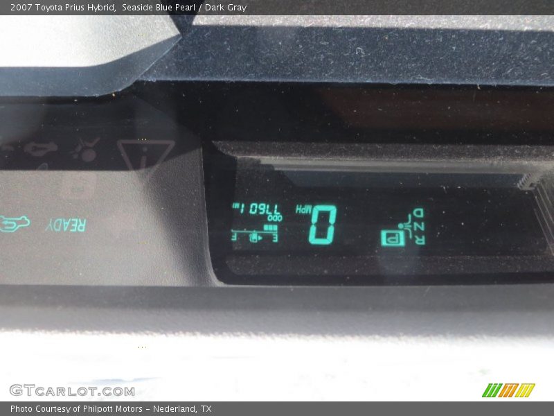 Seaside Blue Pearl / Dark Gray 2007 Toyota Prius Hybrid