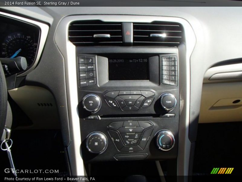 Sterling Gray / Dune 2014 Ford Fusion SE