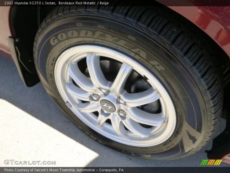 Bordeaux Red Metallic / Beige 2002 Hyundai XG350 L Sedan