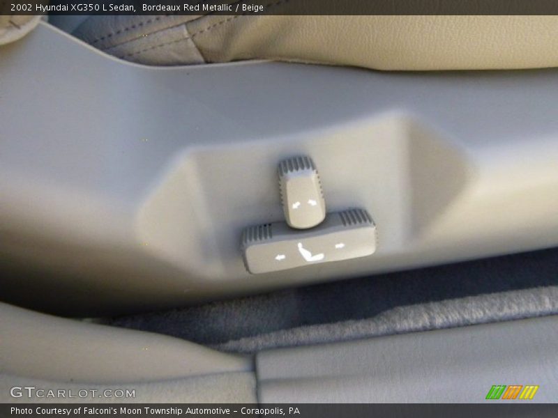 Bordeaux Red Metallic / Beige 2002 Hyundai XG350 L Sedan