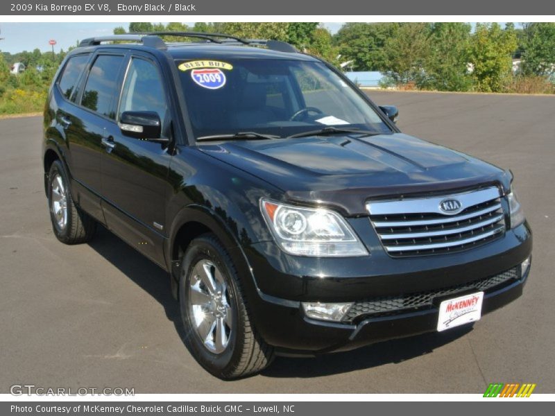 Ebony Black / Black 2009 Kia Borrego EX V8