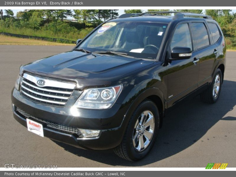 Ebony Black / Black 2009 Kia Borrego EX V8