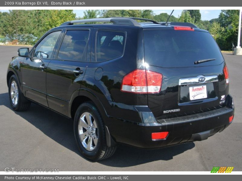 Ebony Black / Black 2009 Kia Borrego EX V8
