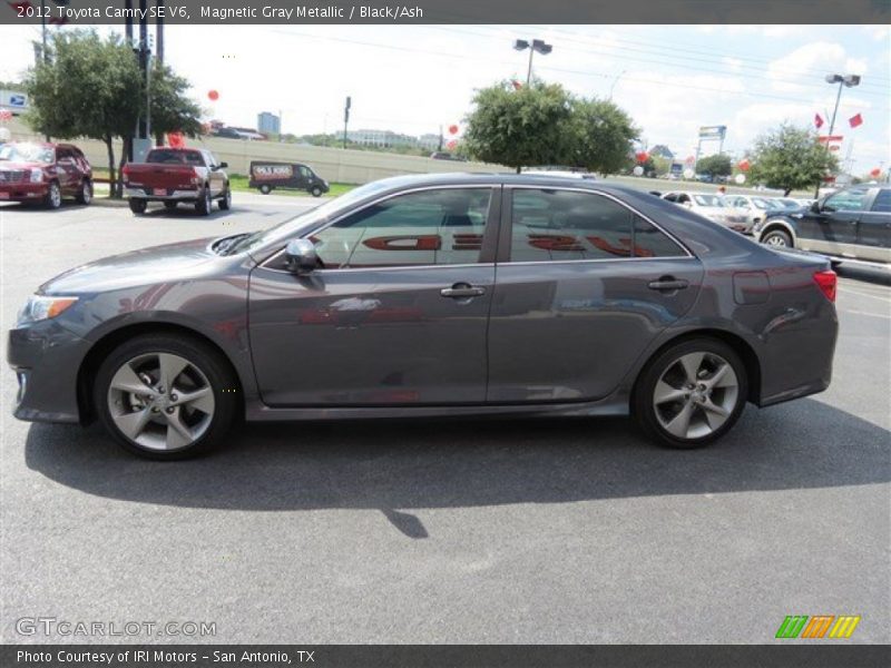 Magnetic Gray Metallic / Black/Ash 2012 Toyota Camry SE V6