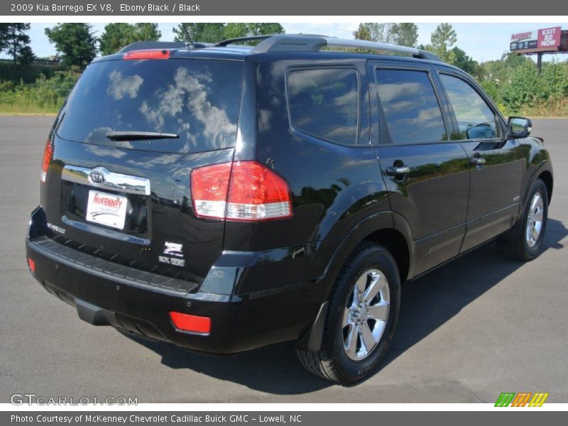 Ebony Black / Black 2009 Kia Borrego EX V8