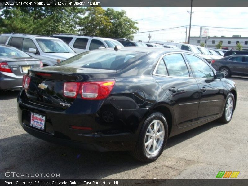 Black / Jet Black/Titanium 2013 Chevrolet Malibu LS